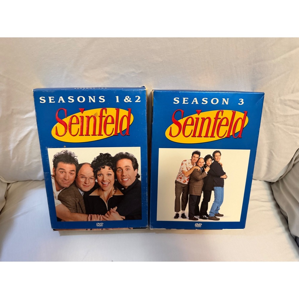 Seinfeld Seasons 1 2 and 3 DVD Box Set‎ Bundle TV Show Comedy Larry David Jerry